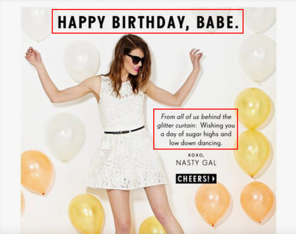 Nasty Gal Superb Copywriting