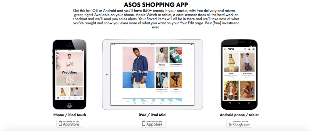 ASOS Shopping App