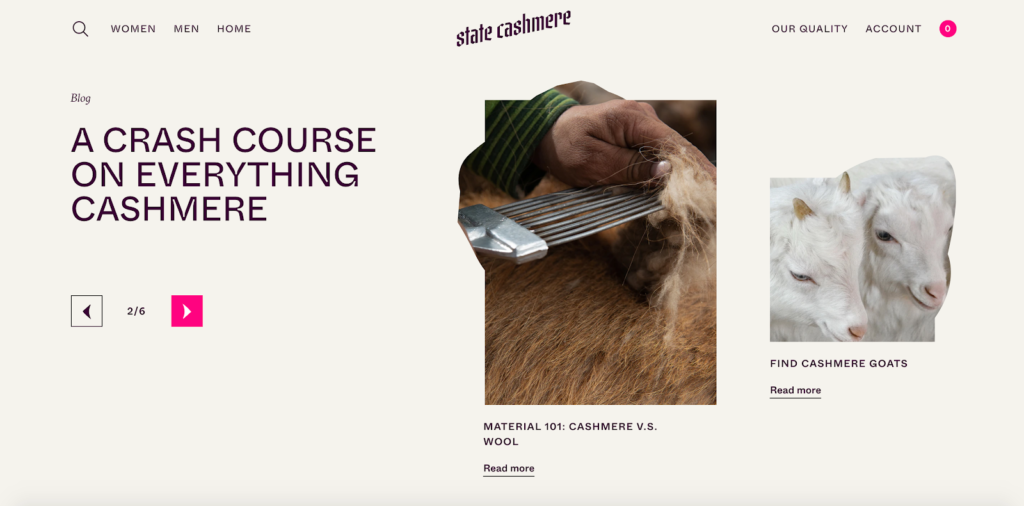 State Cashmere Crash Course Slider