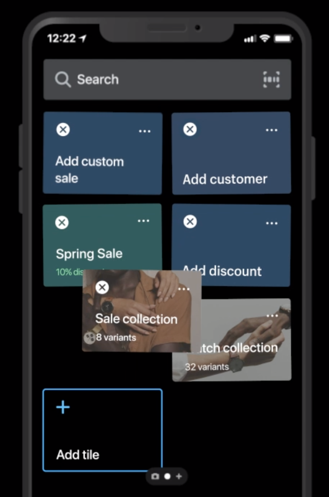 Shopify Mobile Dashboard