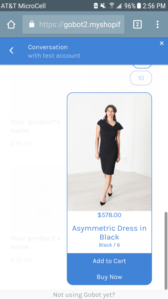 Asymethric Dress In Black