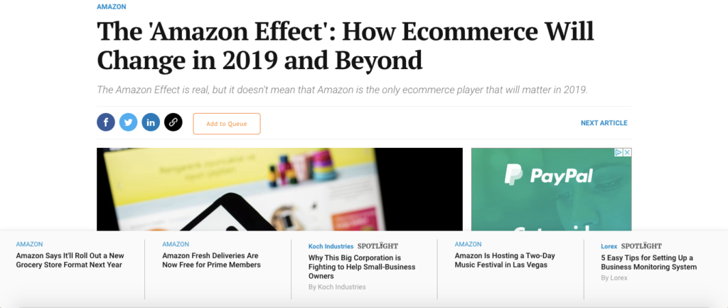 Amazon Effect