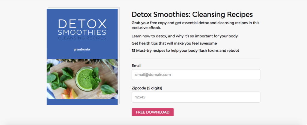 Detox Book Offer