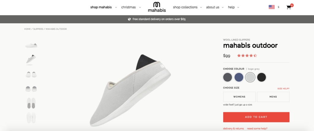 Mahabis White Outdoor Shoes