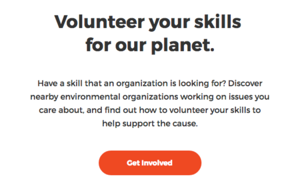 Volunteer Your Skills For Our Planet