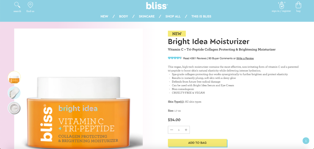 Bright Idea Moisturizer