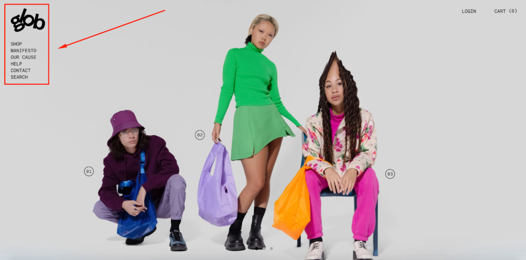 Glob Left Sidebar