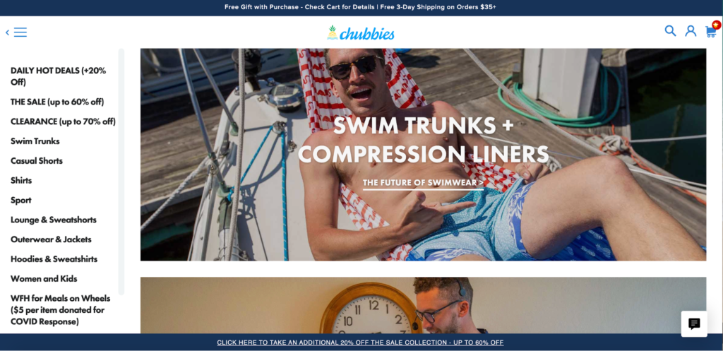 Chubbies Slogan