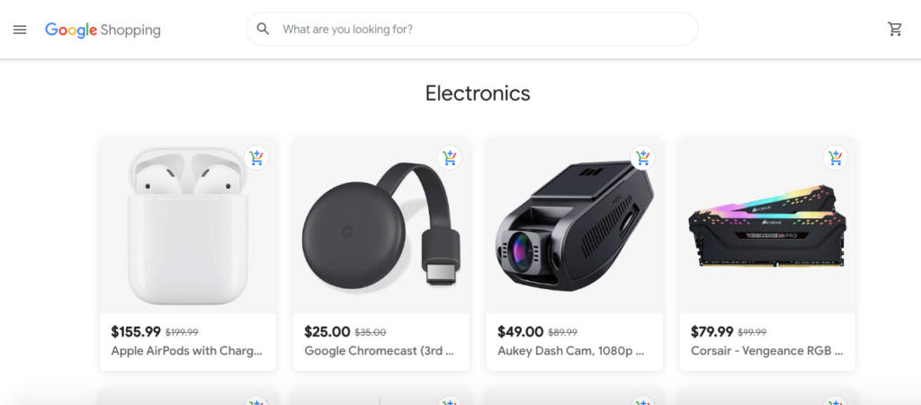 Google Shopping Display
