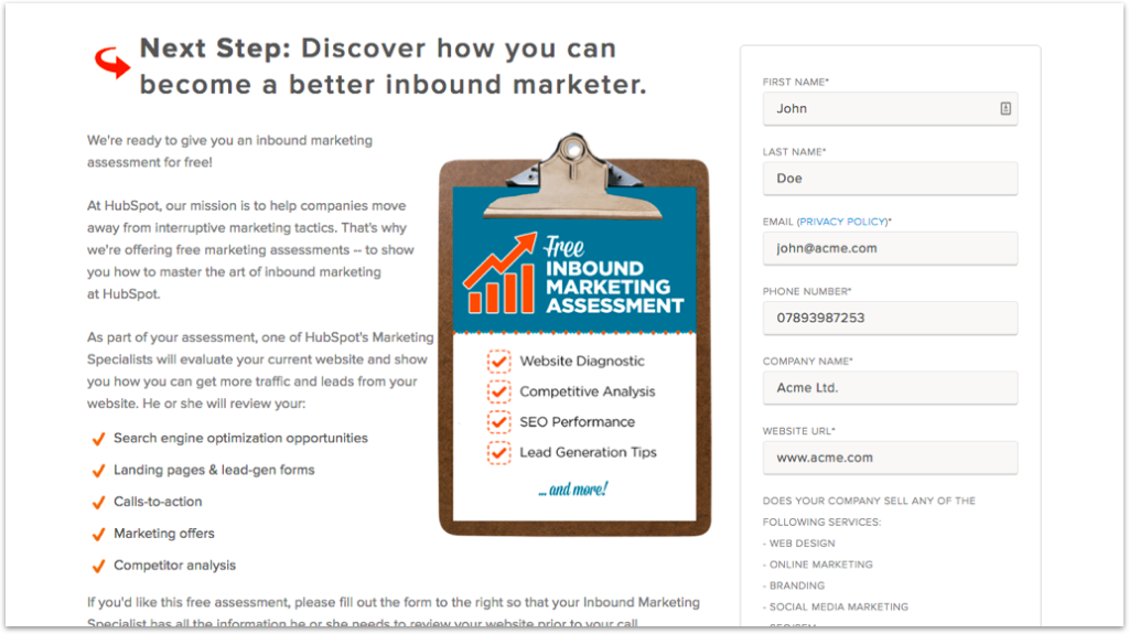 Free Assesment