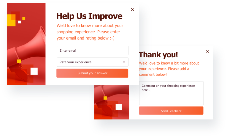 Help Us Improve Popup Examples