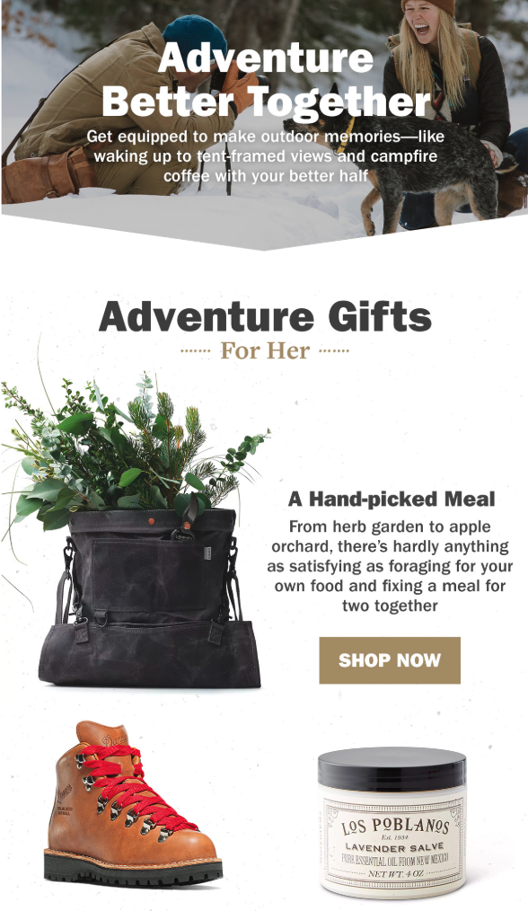 Huckberry Valentine's Day Email 2