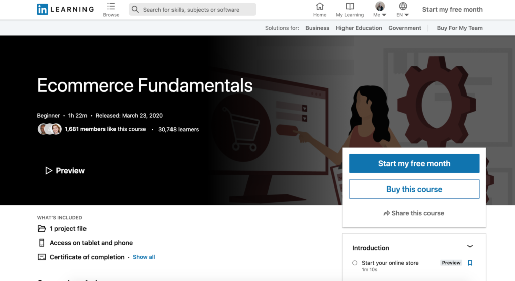 ecommerce online course