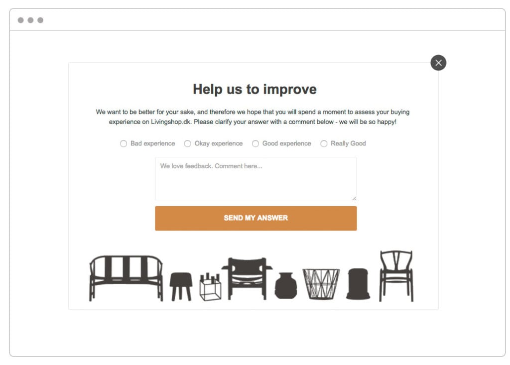 Feedback Popup Example