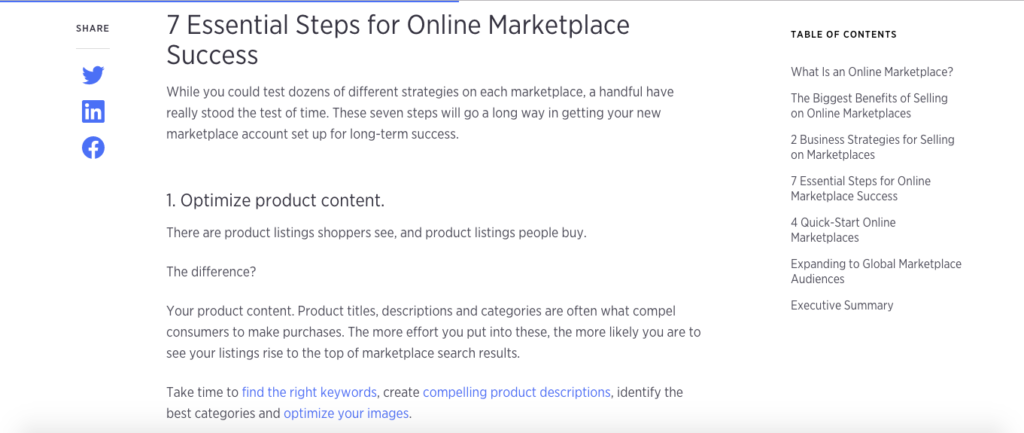 Steps To Marketplace Success