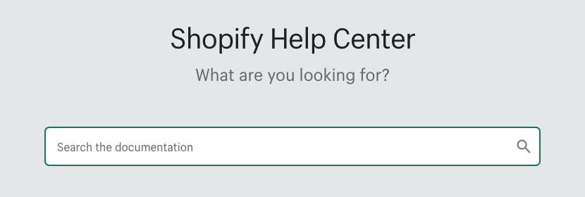 Shopify Help Center