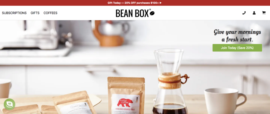 Bean Box Homepage