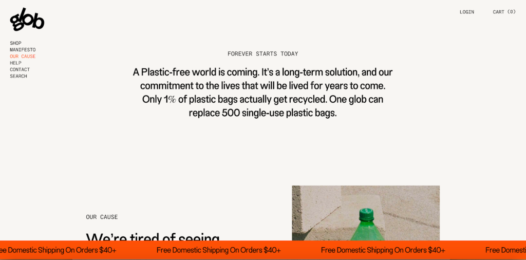 Glob Our Cause Page