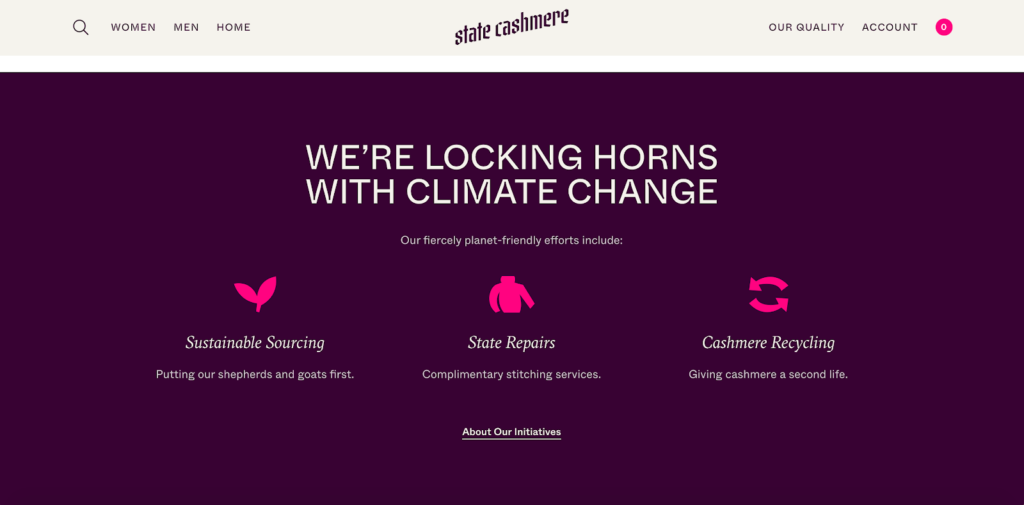 State Cashmere Climate Change