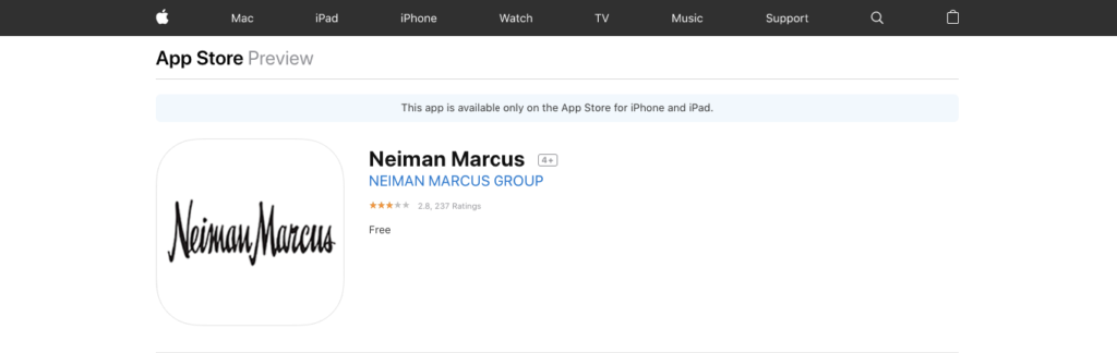 Neiman Marcus App