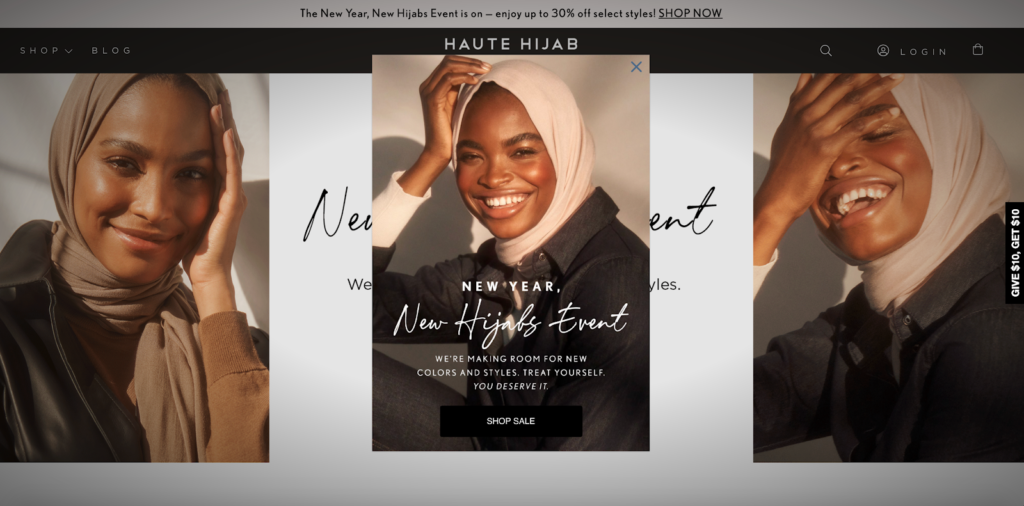 Haute Hijab Popup