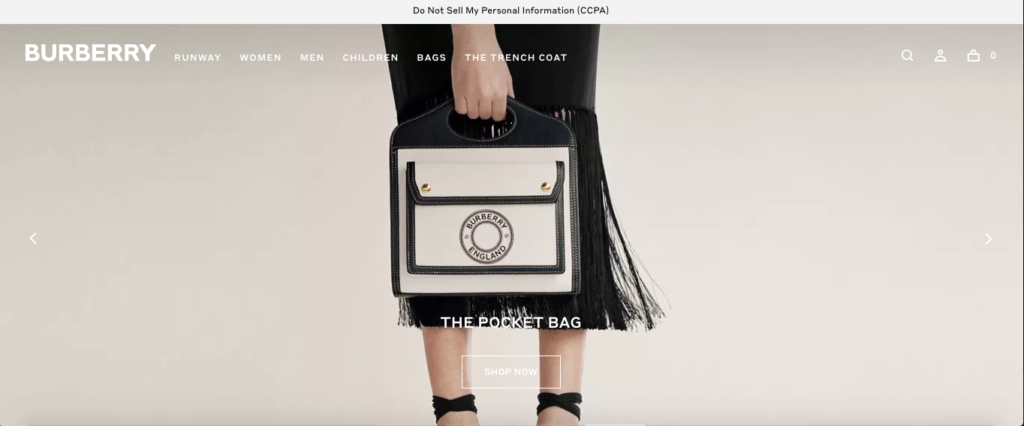 Burberry Homepage