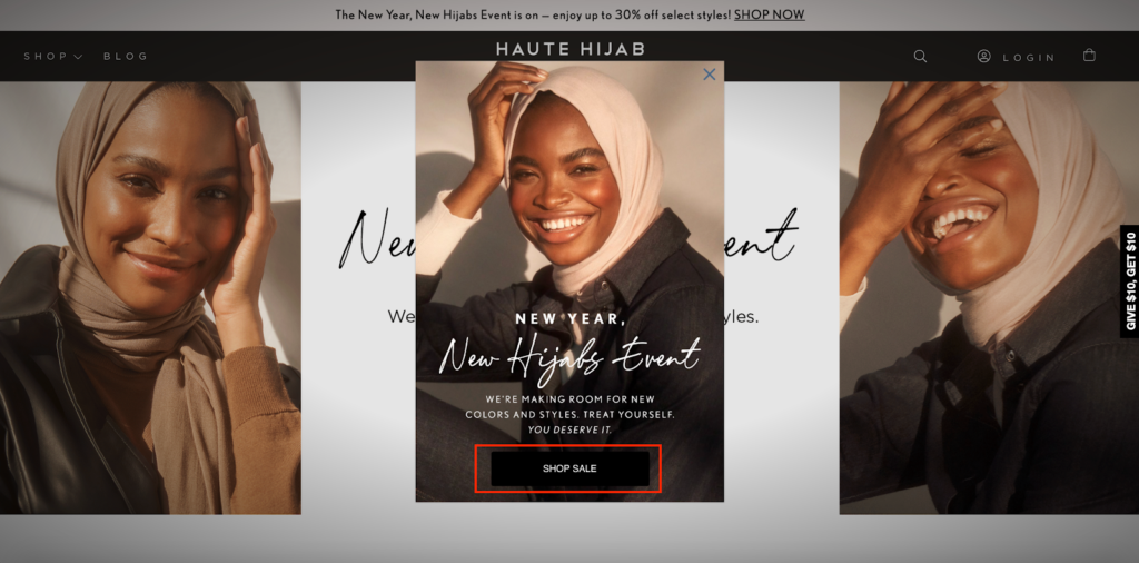 Haute Hijab Popup 3