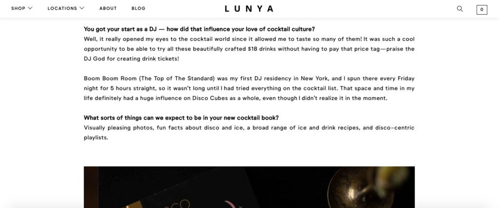 Questions In Lunya Article