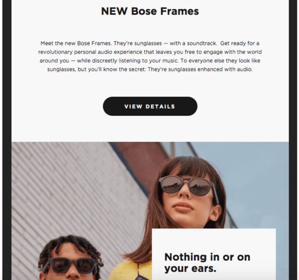 New Bose Frames