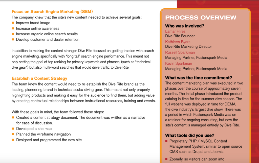 Content Marketing Institute Case Studies 7