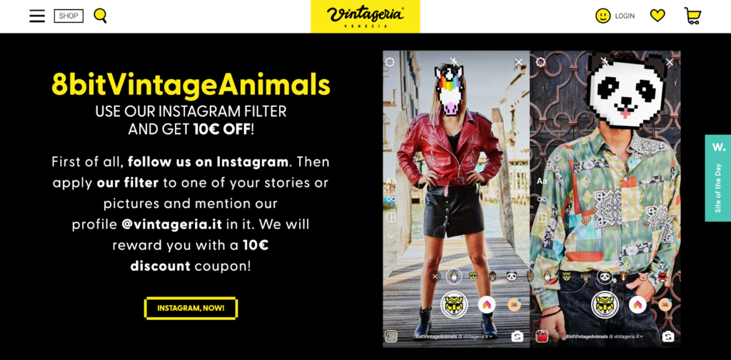 Vintageria Instagram Filter 8bit
