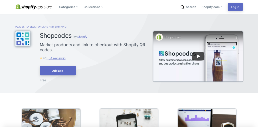 Shopify App Shopcodes