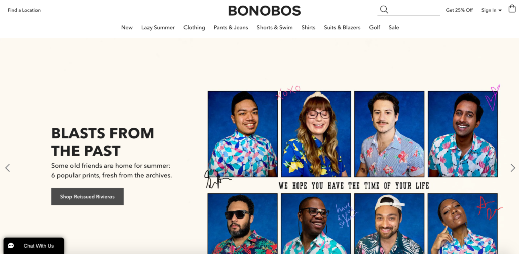 Bonobos Slogan