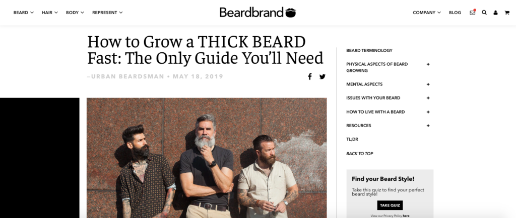 Grow Thick Beard