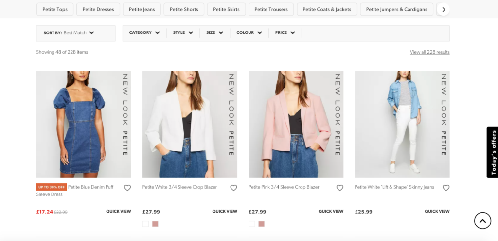 Clothing websites outlet