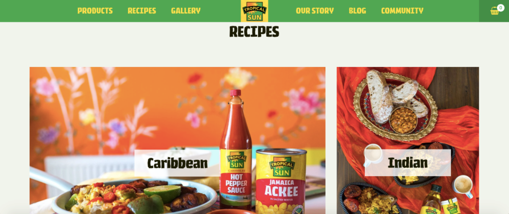 Tropical Sun Recipes