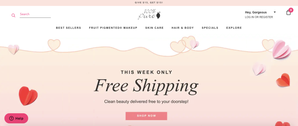 Pure Free Shipping