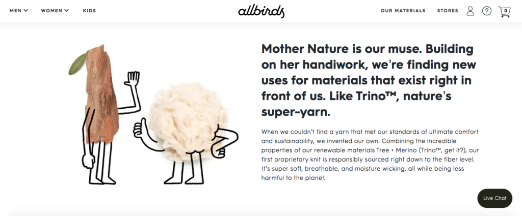 Allbirds Mother Nature