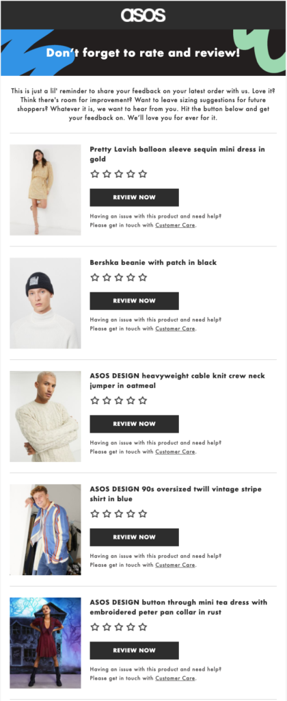 ASOS Email Example