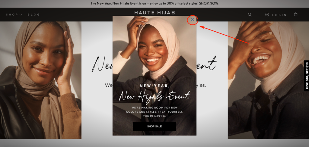 Haute Hijab Popup 2