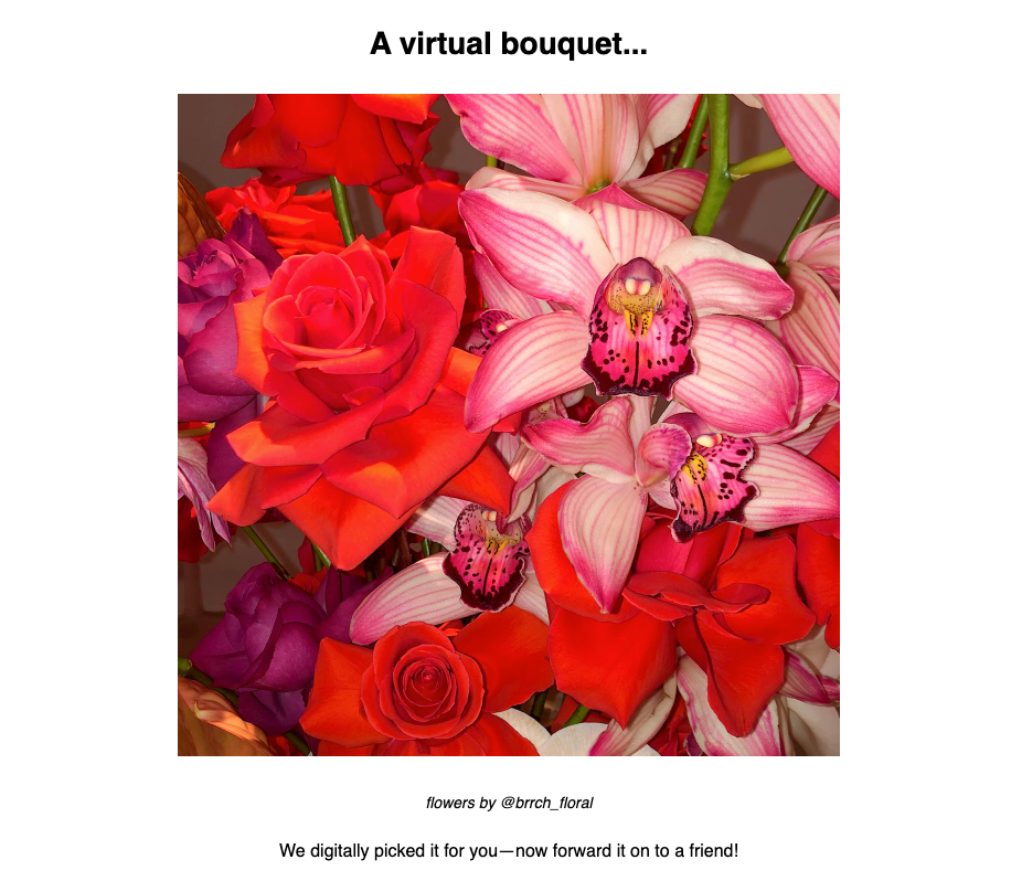 Virtual Bouquet