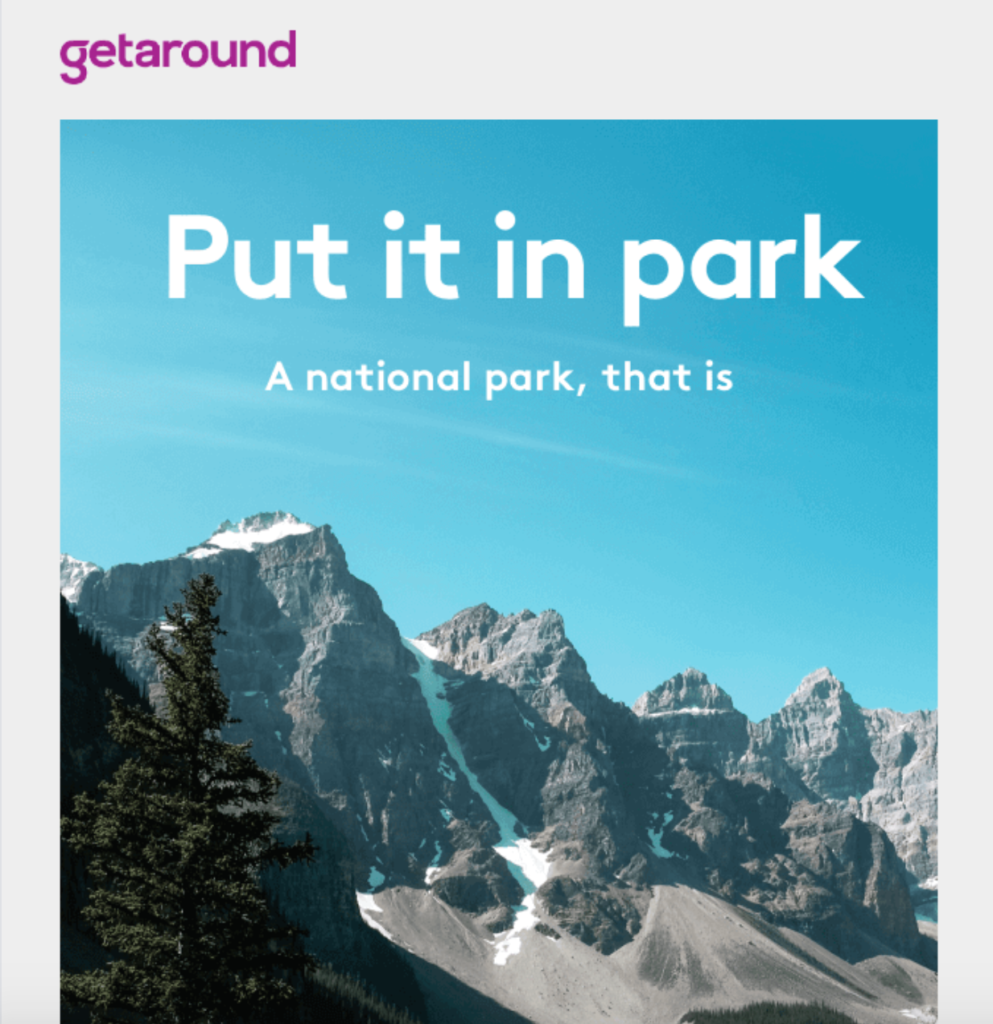 Getaround Subject Line