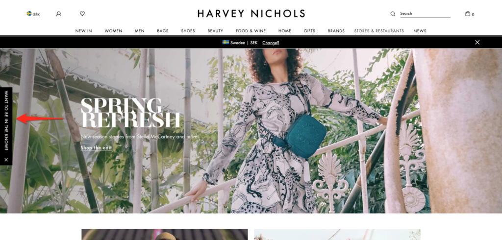 Harvey Nichols Teaser