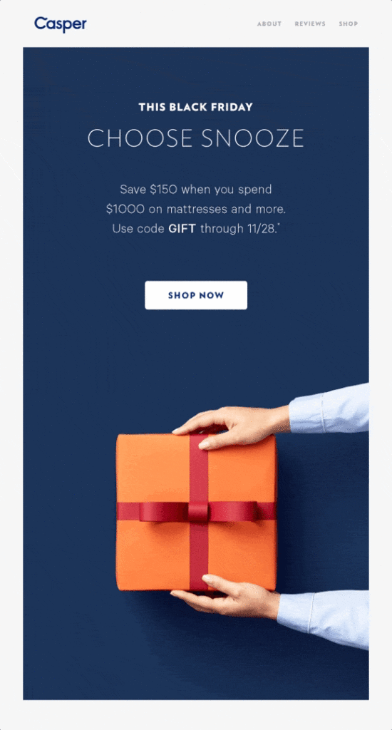 Casper Black Friday Email