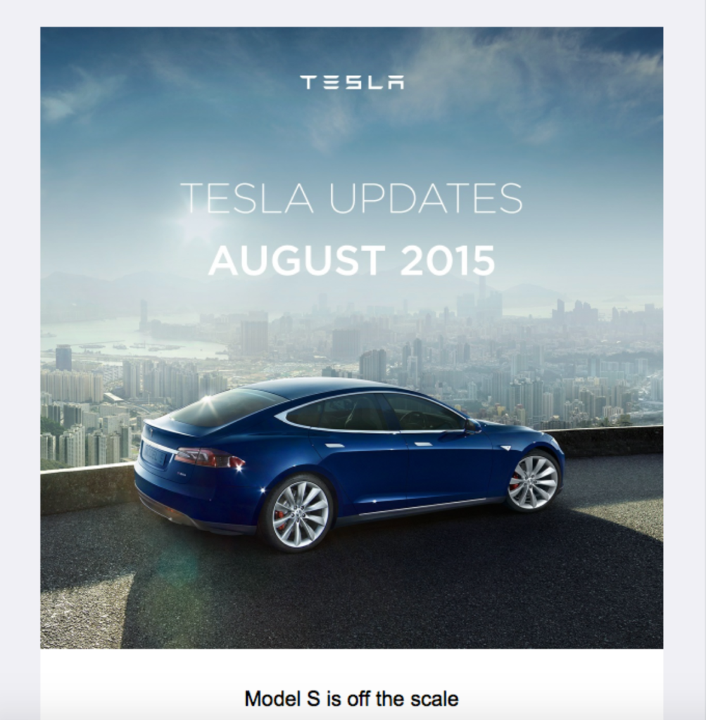 Tesla Email Example
