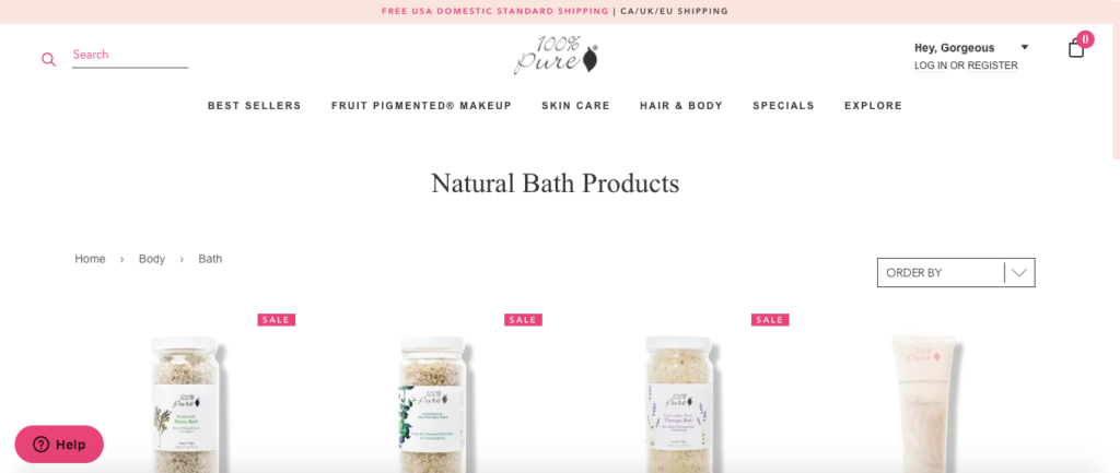 Natural Bath Products