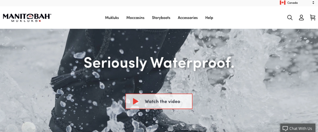 Landing Page Waterproof