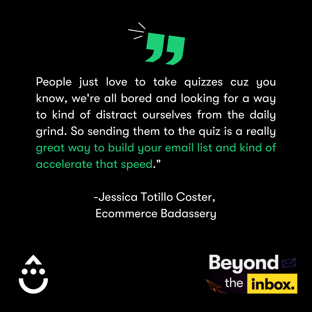 Jessica Totillo Coster, Ecomm Badassery, Quizzes