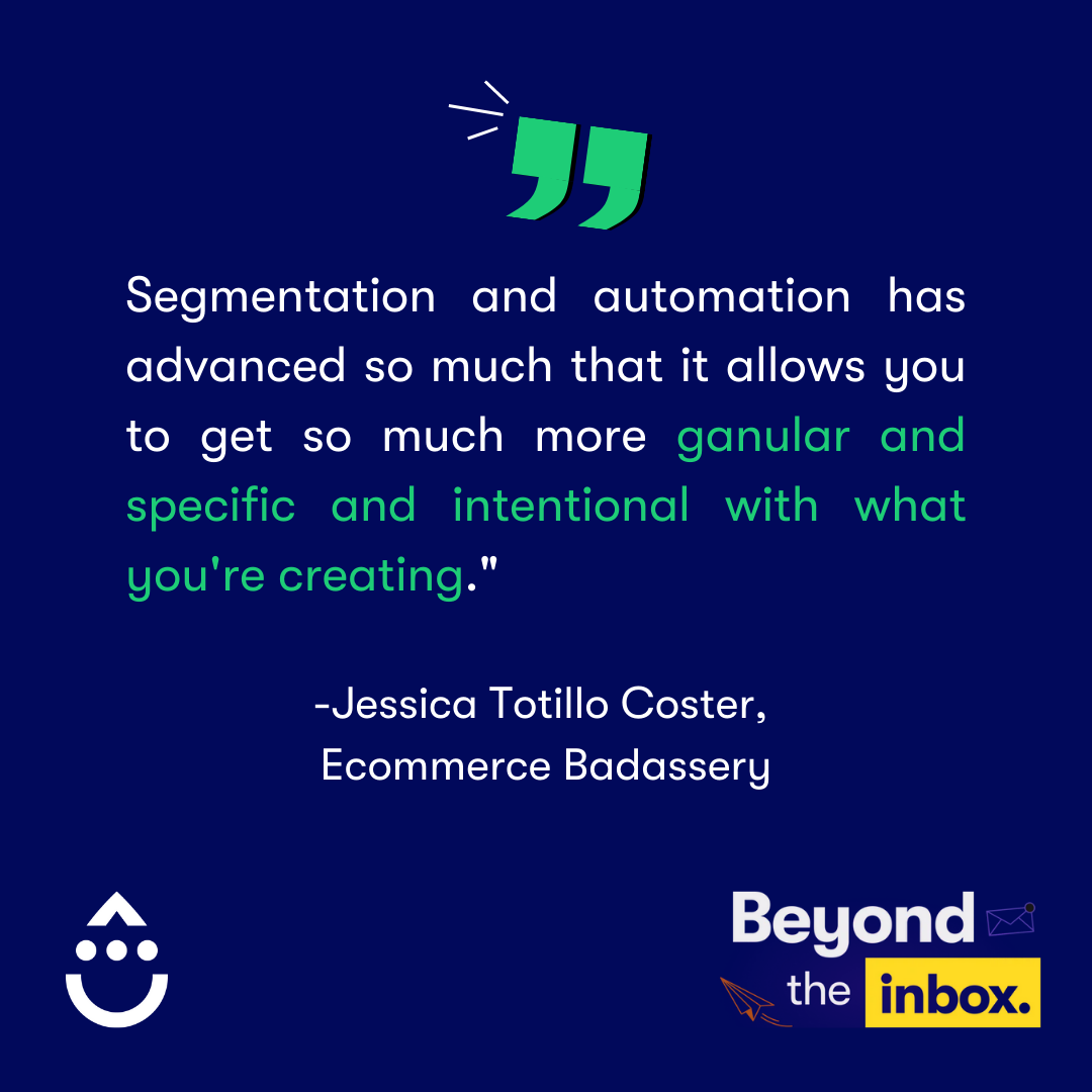 Jessica Totillo, Ecommerce Badassery, Segmentation