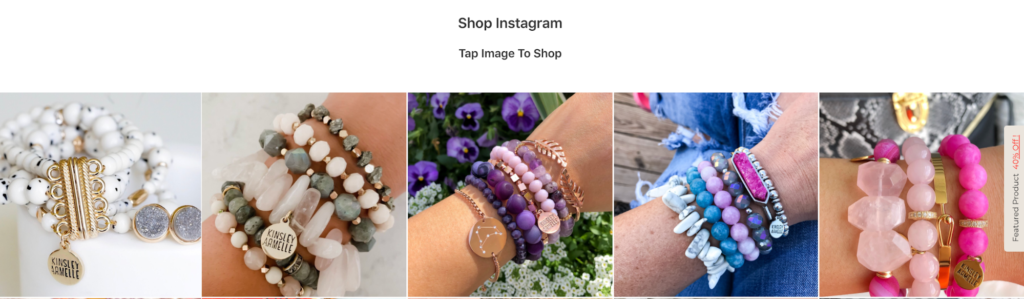 Kinsley Armelle Shop Instagram Headless Commerce